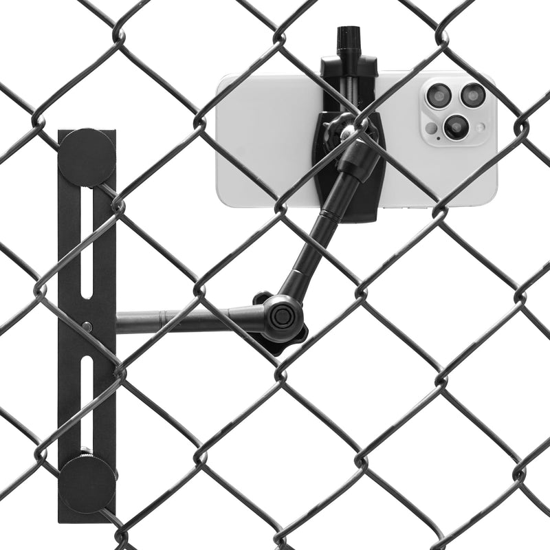 [AUSTRALIA] - Phone Fence Mount for iPhone,Phones,to a Chain Link Fence for Recording Basketball/Football/Softball/Baseball/Tennis Games,Fence Holder Comptiable with 3.5~7.5inch iPhone/Nexus/Smartphone 