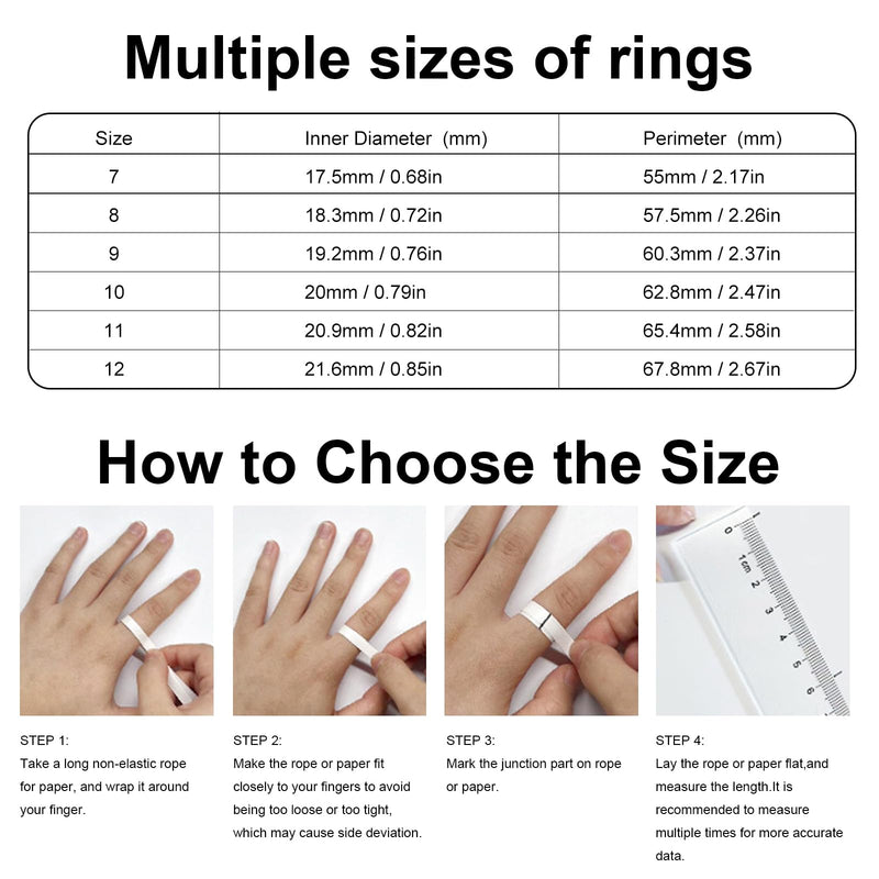 Smart Ring for Women Men,Fitness Tracker Ring with Sleep Monitor,Heart Rate,Blood Oxygen,Steps,Calories Tracker,IP68 Waterproof Smart Rings,5-7 Days Battery Life for iOS Android,No App Fee（Silver,9） 9 Silver