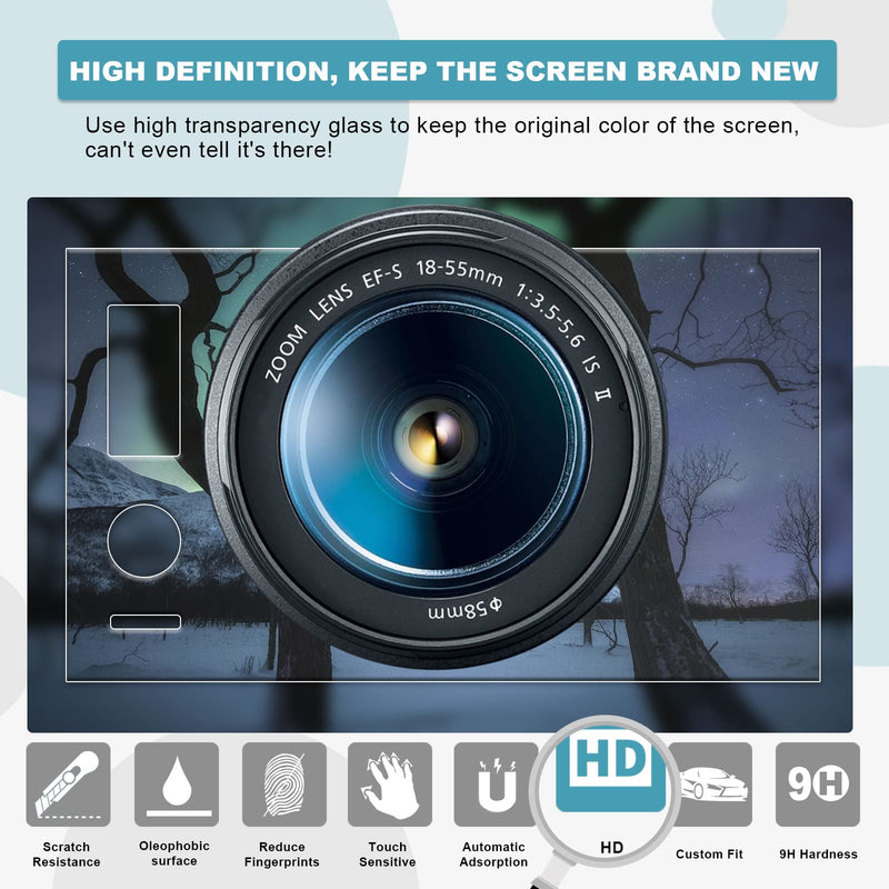 CDEFG for 2023 2024 Refresh CRV Screen Protector for 2023 2024 Honda CR-V EX-L Sport Touring 9 Inch Touch Screen Protector Foils Navigation Display Screen Protective Film Tempered Glass HD Clear 2023 9IN Screen