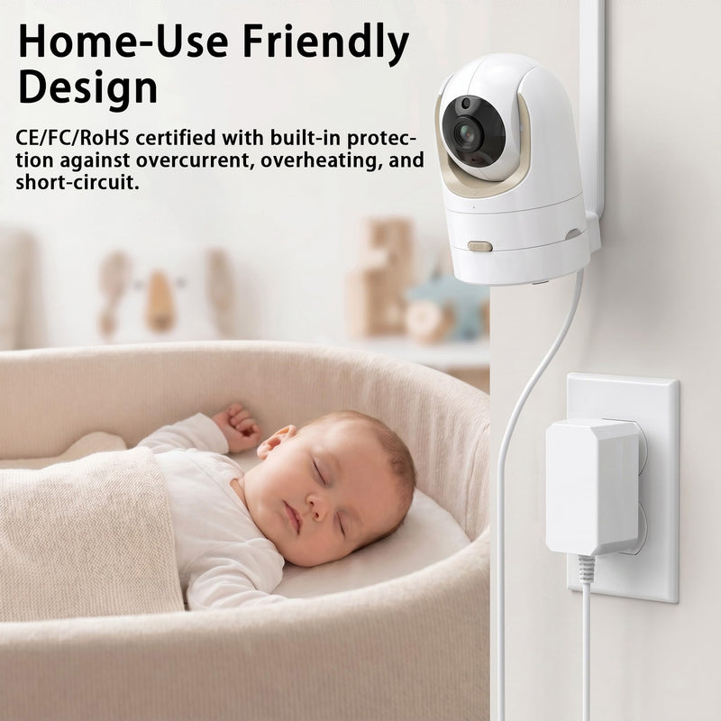Power Charger Compatible with Infant Optics DXR-8 / DXR-8 PRO Camera Unit Power Adapter (Not for All Monitor Unit Power Cords)