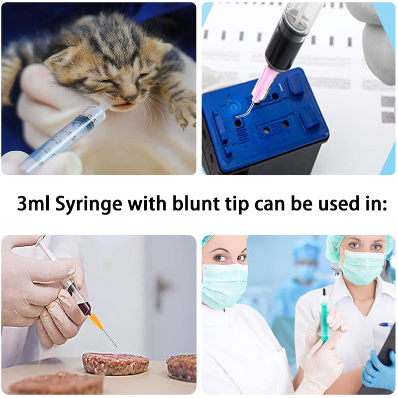 3 ml Plastic Syringe with Needle Pack of 15 Syringes Measuring Liquids Durable Colostrum Syringes Versatile Dosing Syringes Reusable Liquid Syringe Measuring Syringe for Garden & Pet Care