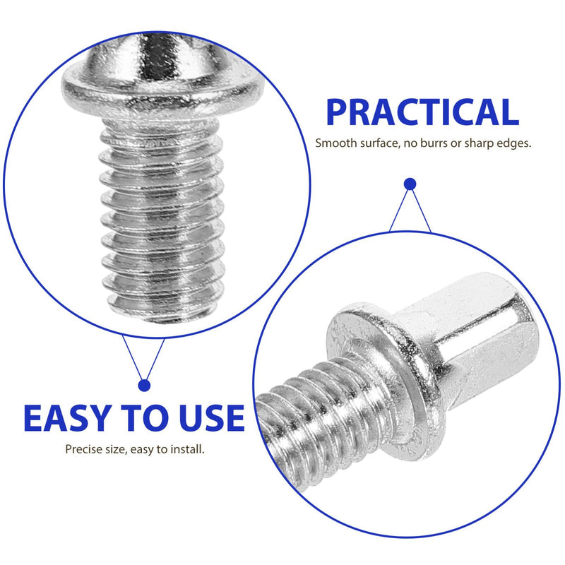 [AUSTRALIA] - Abaodam 10pcs Key Screw Drum Set Hardware Bass Drum Screw M6x10mm Replacement Screw Supply 2x1cm 