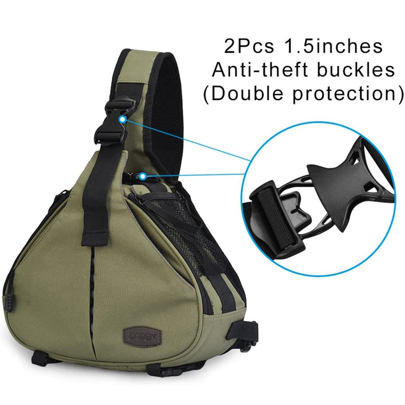 CADeN Camera Sling Bag + DSLR Camera Sleeve Case Compatible with Sony Canon Nikon Camera Case