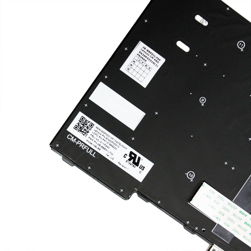 GinTai US Keyboard 01YP440 for Lenovo ThinkPad E480 E485 T480s L480 L380 | L380 Yoga T490 E490 E495 T495 L390/L390 Yoga L490 T490 P43s 20RH, 20RJ, 04Y0967 04X0130 01YP360 Laptop US Backlit Keyboard