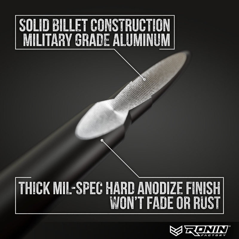 [AUSTRALIA] - RONIN FACTORY Bullet Antenna Chevy Silverado & GMC Sierra Trucks - 50 Cal Truck Antenna Accessories - Anti Theft - Carwash Safe - Short Replacement Antenna for Truck (SmartLock) SmartLock Antenna Chevy & GMC 