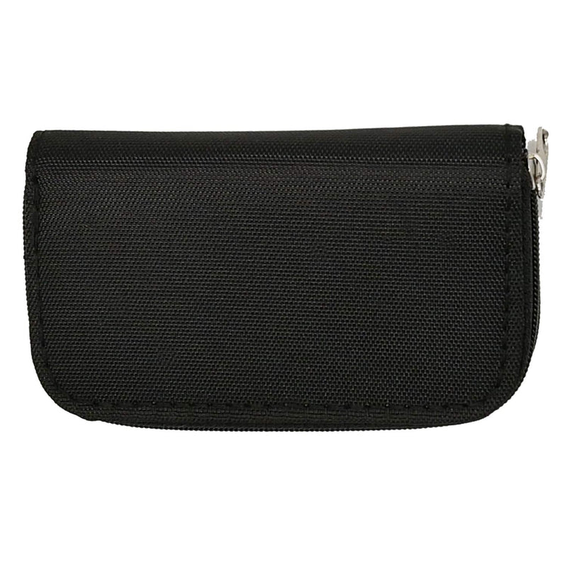[2-Pack] Memory Card Carrying Case, Suitable for SD, SDHC, Micro SD, Mini SD and 4X CF Cards, Card Holder Bag Wallet for Media Storage Organization (Black+Black) 2-PACK Black