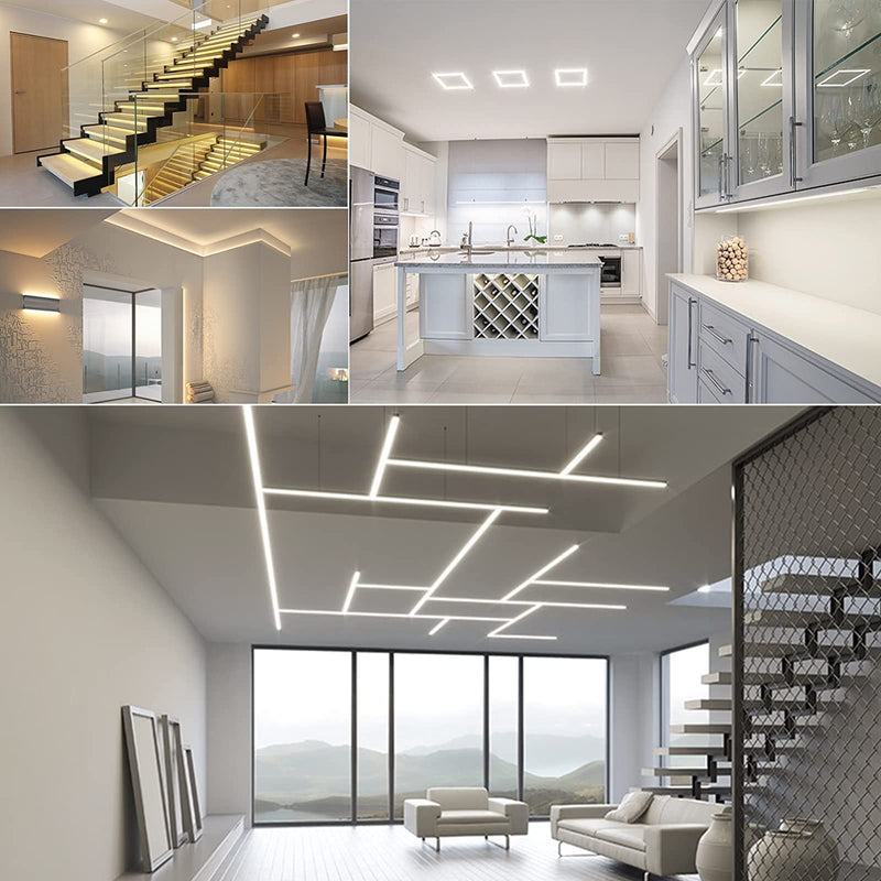 [AUSTRALIA] - COB LED Strip Lights DC 12V LED Lights Flexible Super Bright LED Strips, 9W/m 2x16.4FT Cool White 6500K CRI 90+,480LEDs/m High Density Uniform Light for Home Room Decor 2Pack Cool White 6500K DC12V 