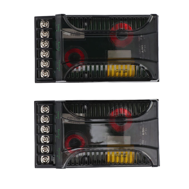 Headerbs 2 Way Car Audio Crossover 2 Pack Speaker Tweeter Passive Crossover Divider with Overcurrent 300 Watts HEADERBSQY7SGW1CHK