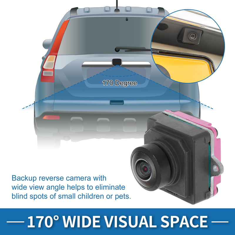 Rear View Camera for Jeep Wrangler 2021 2022 2023 2024 2025 Park Assist Backup Reverse Camera Replace No.68452959AC/68452959AA/68452959AB/68288397AC