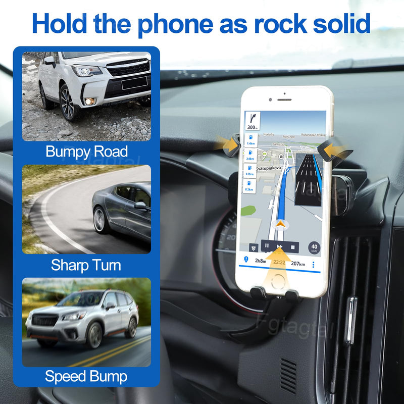 Car Phone Mount Compatible with Subaru Forester 2019-2024/XV 2018-2022 | Center Console Dashboard Panel Right Side Cell Phone Holder Handsfree Air Vent Phone Stand, Telescopic Arm Holder Type B