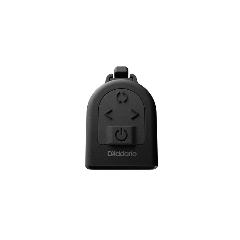 D'Addario Accessories Guitar Tuner - Micro Headstock Tuner - Tuner for Acoustic Guitar, Electric Guitar, Bass Guitar, Mandolin, Banjo, Ukelele - Compact & Discrete - Clip On - 1 Pack Single Pack Clip-On