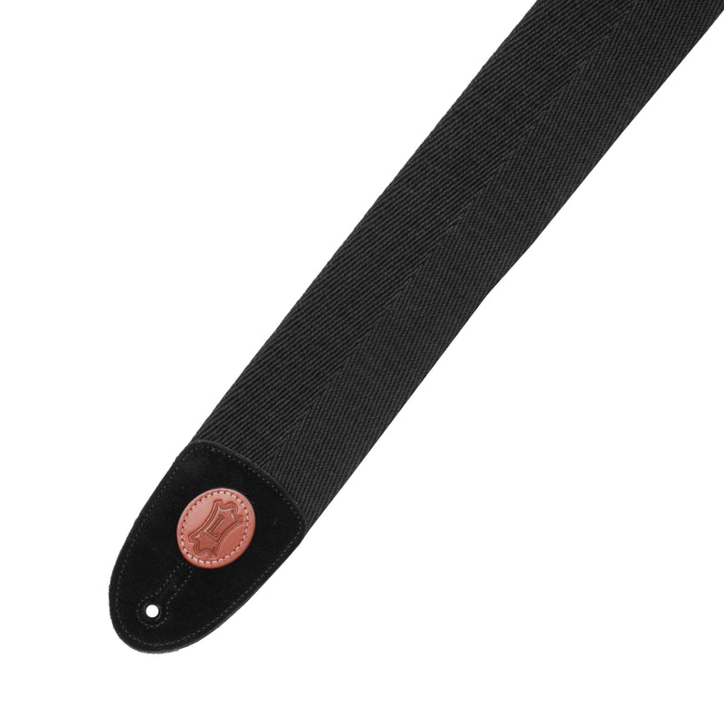 Levy's Leathers MSSC4-BLK Bass Guitar Strap, Black, Standard