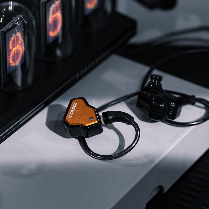 Linsoul 7Hz x Crinacle Zero:2 in Ear Monitor (Orange) Portable Earphone Case