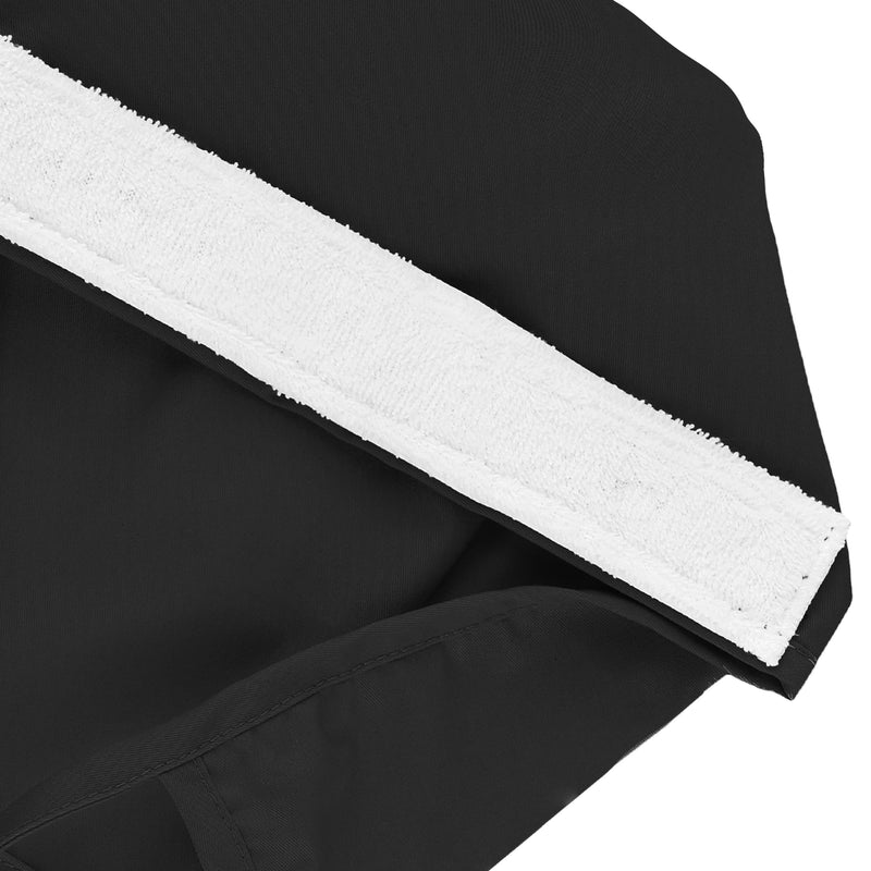[AUSTRALIA] - B-well Surgical Hood Fabric Surgical Caps Fabric Nurse Accessories for Doctors, Nurses, Dentists, Pharmacists, Vets, Medical Personnel, Black 