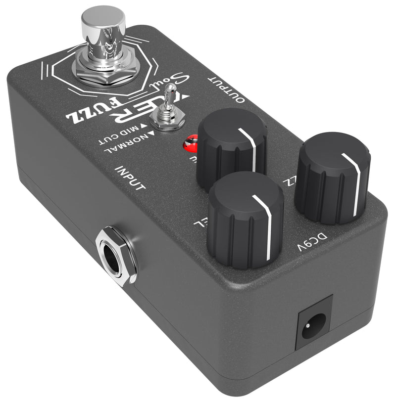 Soul Fuzz, Guitar Effects Pedal, Mini Single Type, True Bypass, DC 9V, for Electric Guitar and Bass