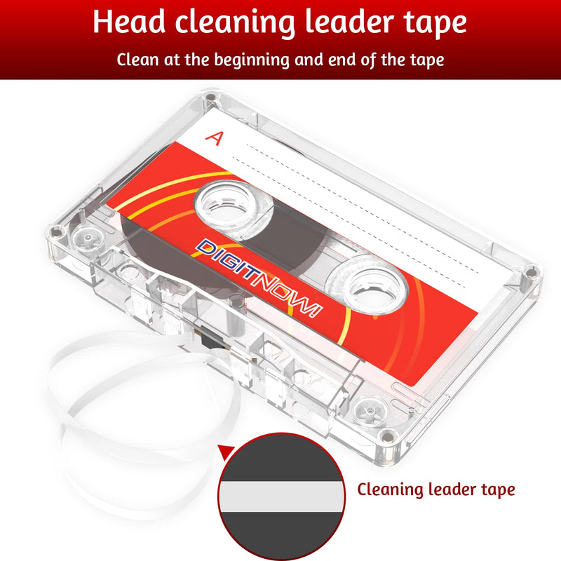 [AUSTRALIA] - Blank Audio Cassette Tape - 90 Minutes Recording Time - Low Noise and High Output - Dictation, MP3 Recording to Blank Tape - Pack of 5 