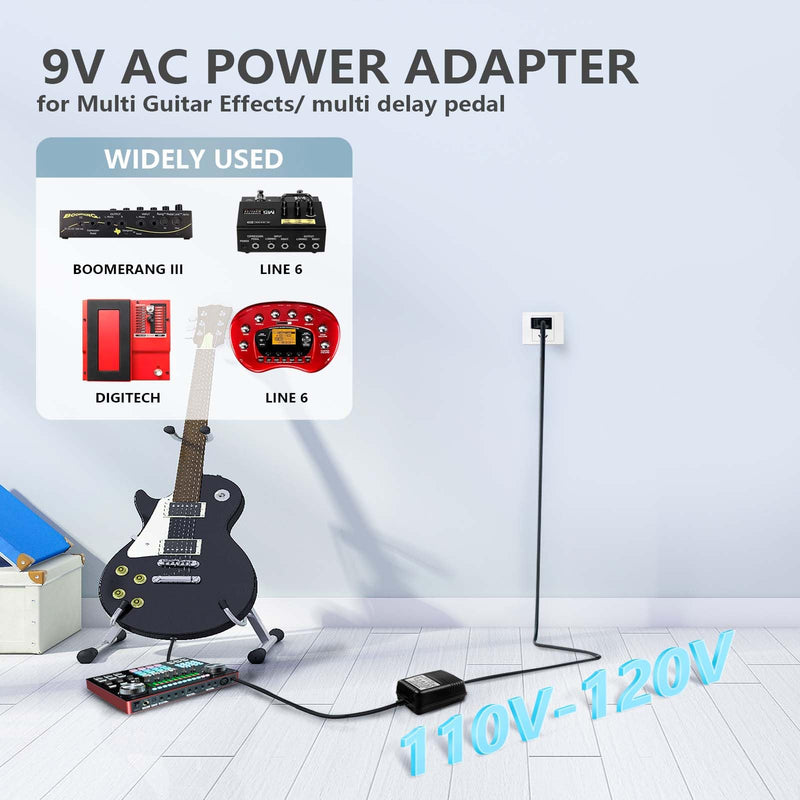 [AUSTRALIA] - Guitar Effect Power Supply AC 9V 2000ma Adapter for Line 6 POD XT Live DL4 Digitech RP GNX Multi Delay Pedal 