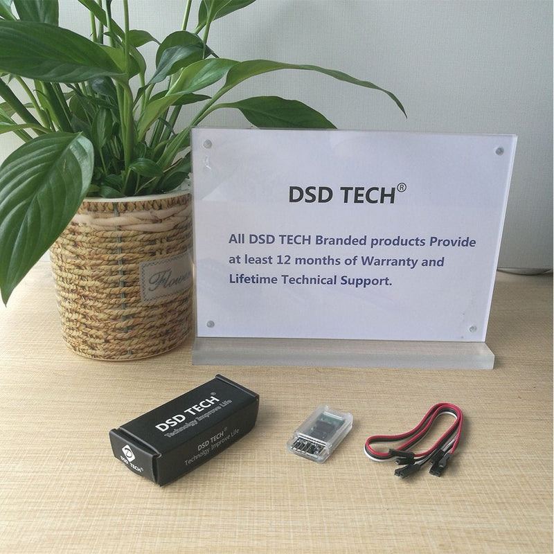 DSD TECH HC-06 Wireless Bluetooth Serial Transceiver Support Module Slave and Master Mode for Arduino + 4PIN Dupont Cable