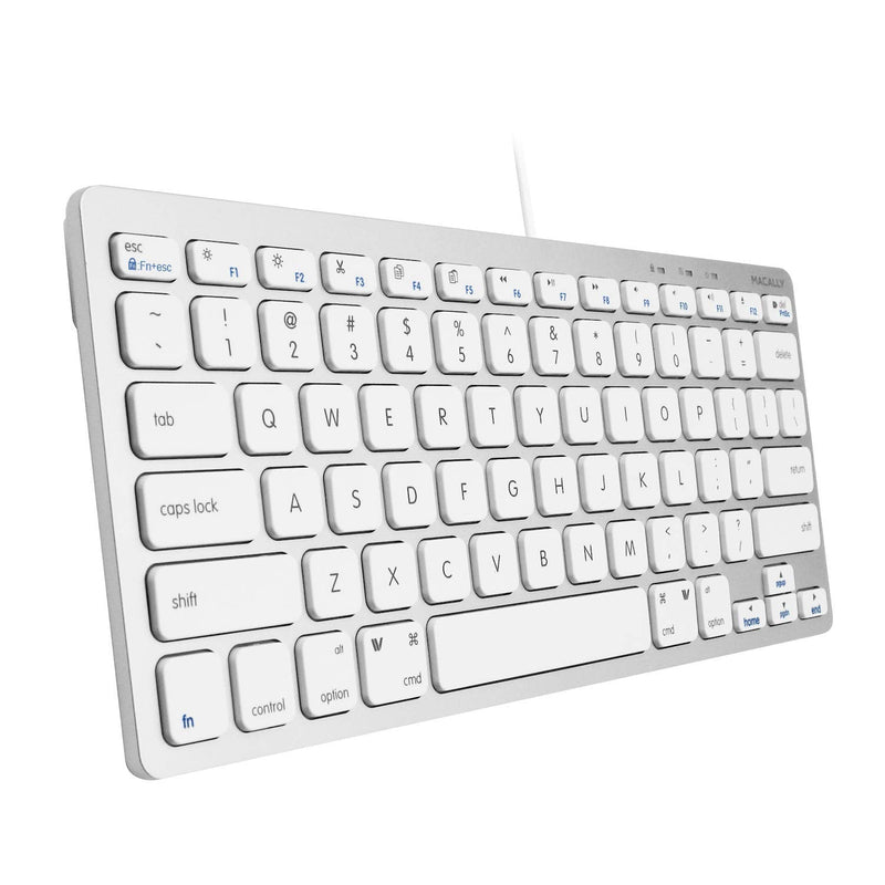 Macally Mini Keyboard and an Ergonomic Laptop Stand, Excellent MacBook Accessories