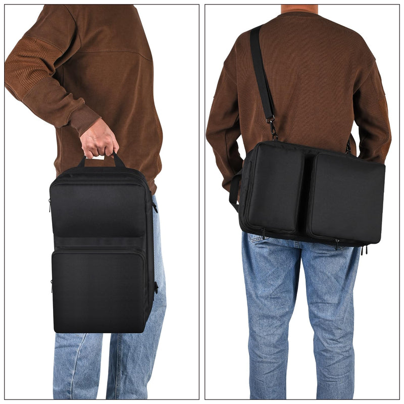 Suitable for AlphaTheta DDJ-FLX2, Pioneer DDJ-200/WeG04, Hercules Inpulse 200/MK2 and other models of disc players, portable adjustable shoulder strap must travel large capacity storage bag