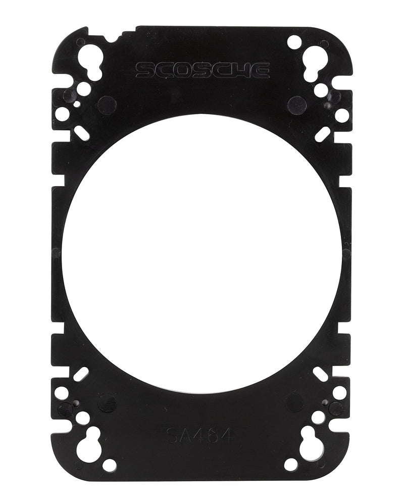 [AUSTRALIA] - Scosche Compatible with Select Import and Domestic Vehicles Universal 4" x 6'' to 4" Speaker Adapters (1 Pair) SA464 Standard Packaging 