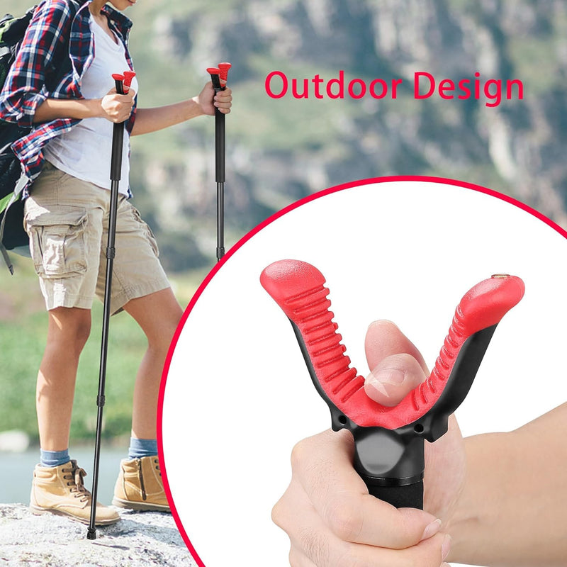Zeadio Monopod Shooting Stick Rest with High Density Foam Grip, Twist-Style Locking Leg, and Non-Marring V-Yoke Shooting Rest Head for Shooting and Outdoor Long