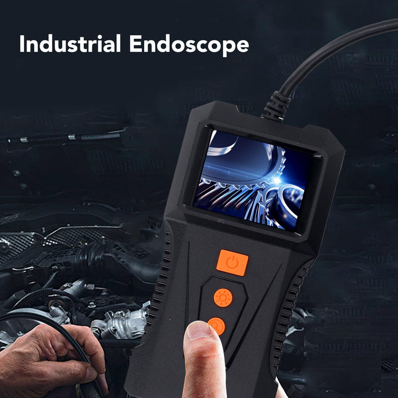 1080p Endoscope Camera with Light, IP67 Waterproof Dual Lens Endoscope Camera, 1080P HD Industrial Inspection Camera, with 8 Adjustable LEDs, 180° Rotatable Tube Camera, for Automotive, Gadgets for