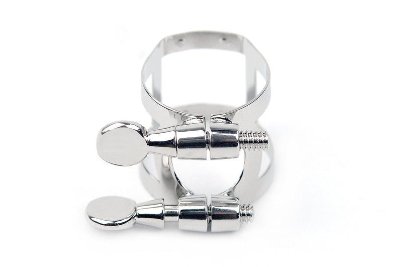 Rico Ligature & Cap, Baritone Sax, Nickel Plated Ligature & Cap Sets Tenor/Baritone Sax