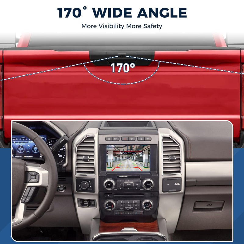 Rear View Backup Camera Fit for Ford F-250 F-350 Super Duty 2017-2019 | Parking Back Up Assist Camera Replace#HC3Z-19G490-X HC3Z-19G490-X