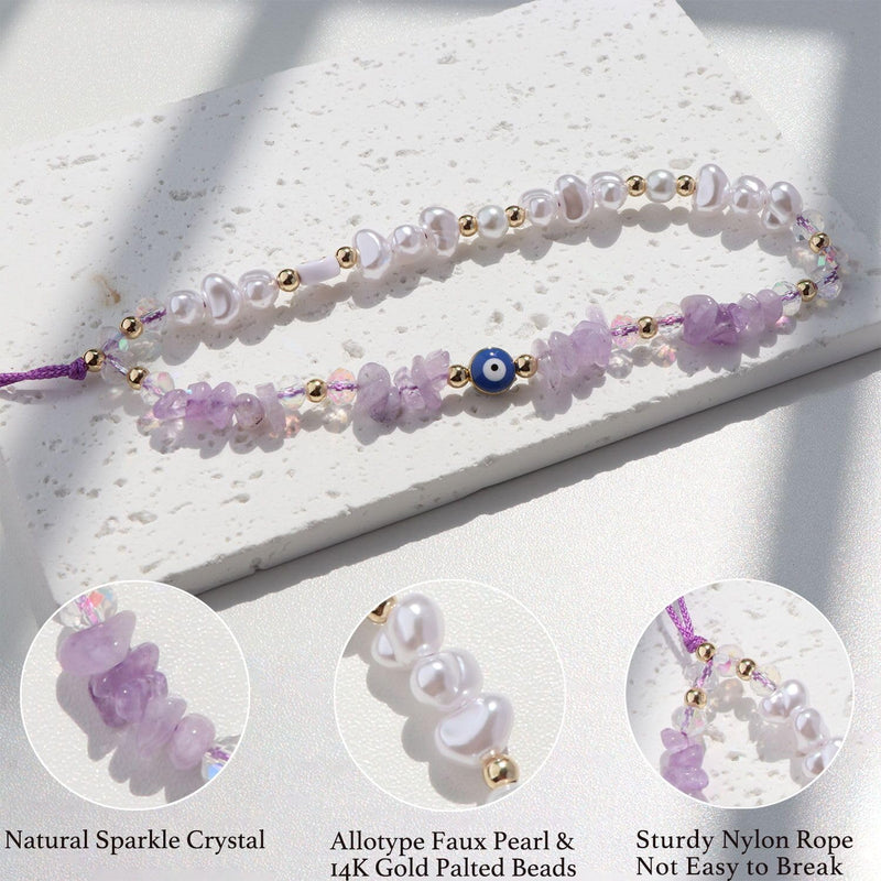 Evil Eye Phone Charm Strap Cell Phone Lanyard Phone Charms Strap Beaded Phone Charms Evil Eye Phone Lanyard Crystal Phone Strap Evil Eye Phone Chain Preppy Phone Charm Kawaii Phone Keychain Violet