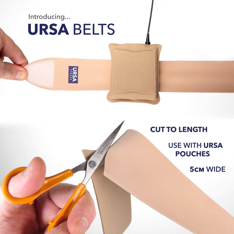 URSA Belt - Adjustable & Comfortable Waist Strap for Wireless Transmitters (Beige) Beige