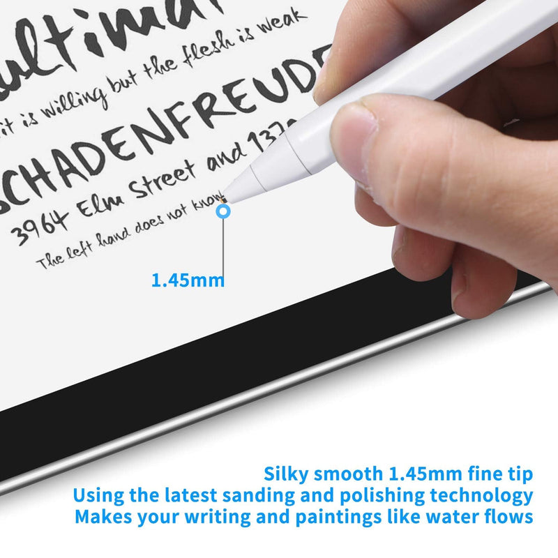 Active Stylus Pencil for Dell 2 in 1 Laptop Pencil, Evach Capacitive High Sensitivity Digital Pencil with 1.5mm Ultra Fine Tip Stylus Pencil for Dell 2 in 1 Laptop Pen, White