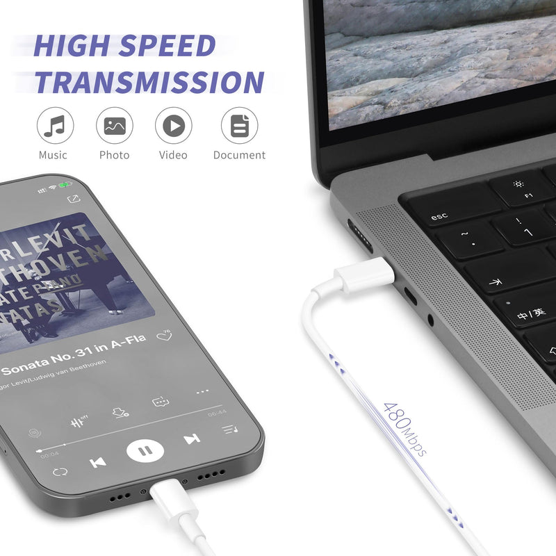 [AUSTRALIA] - i.Phone Charger Fast Charging,[MFi Certified] 2Pack 20W Type C Fast Charger Block with 6FT USB C Charger Cable Compatible for i.Phone 14/13/12/11 Pro Max/11/Xs Max/XR/X,i.Pad,AirPods Pro 