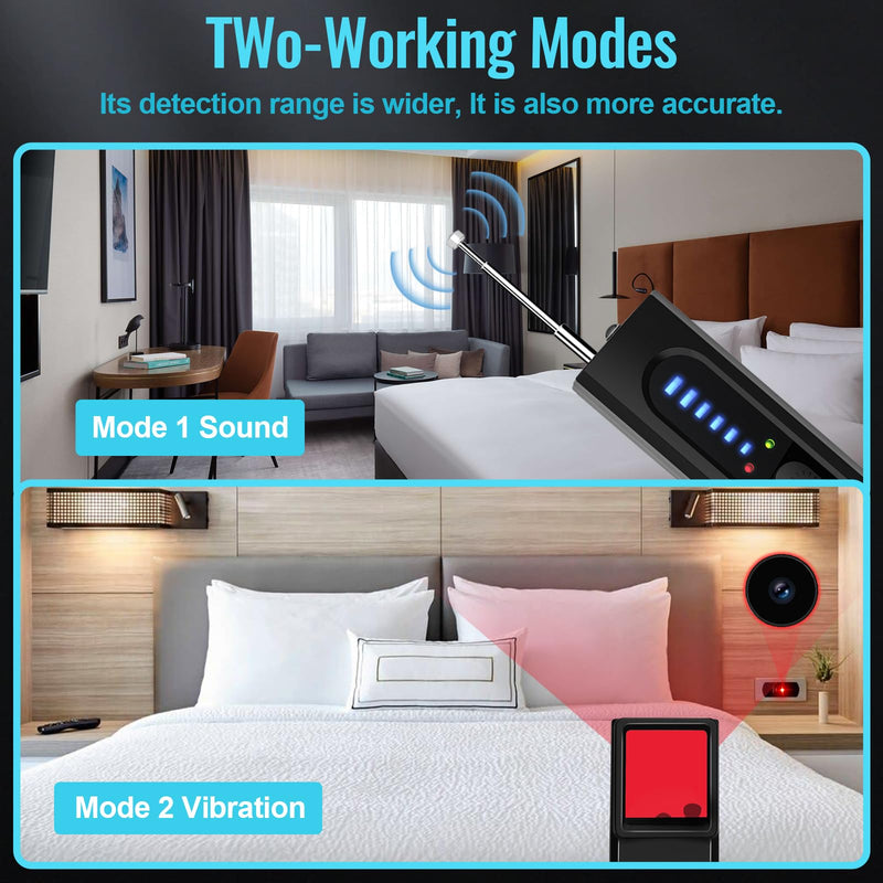 Hidden Camera Detectors, Anti-Spy Camera Finder Detector, Bug Detector, GPS Hidden Camera Detectors, Tracking Device Detectors, Camera Detector for Hotels, Home, Airbnb, Office (X13) X13