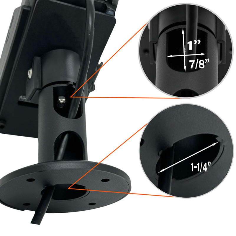 Swivel Stand for Verifone P200 & P400 - Swivels & Tilts - Complete kit