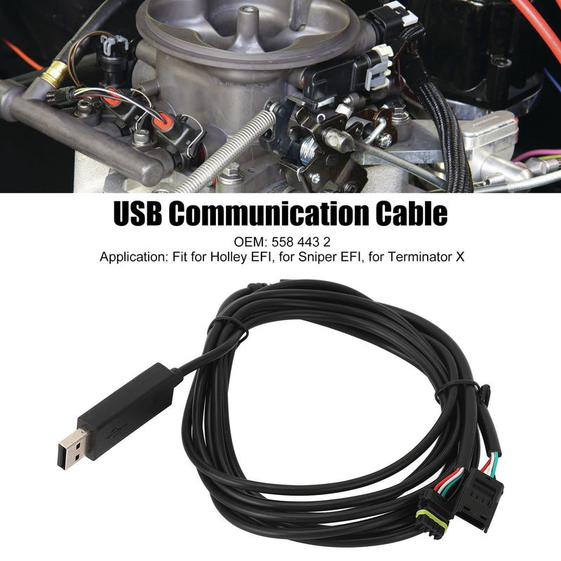 USB CAN Communication Cable 558 443 2 with Y Splitter, Double Ended Sealed Harness Cable Connector Compatible for EFI EFI Terminator X
