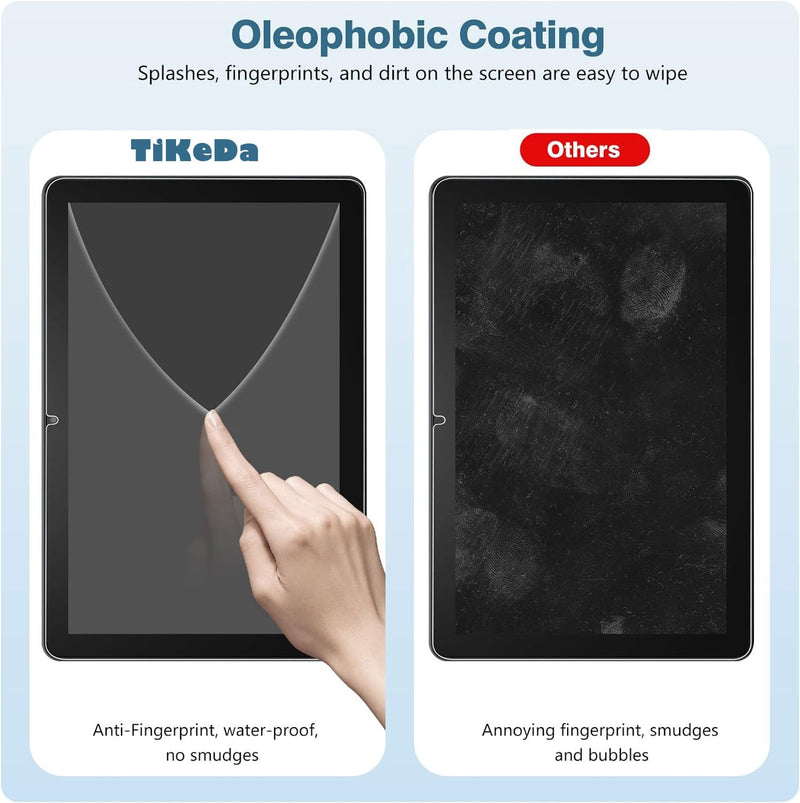 2-Pack Screen Protector for Amazon Fire HD 10 Tablet (2023/2021,13th/11th Generation) /Fire HD 10 Plus/HD 10 Kids/Kids Pro Tablet 2021, 9H Hardness Tempered Glass Guard for Fire 10