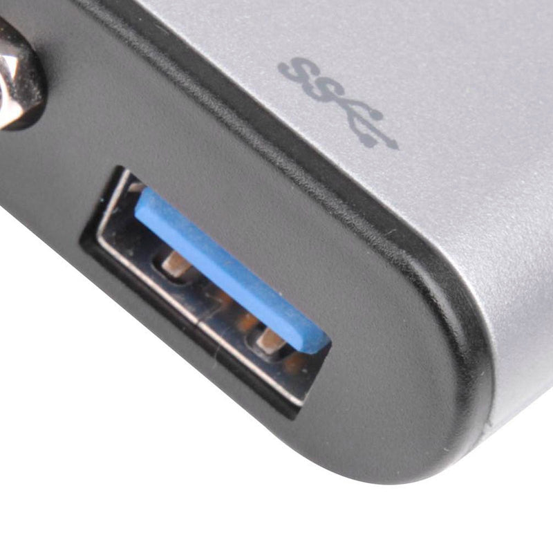 SilverStone Technology USB 3.1 Type-C to USB Type-A, Type-C X 1(Charging Port) and VGA Connector Adapter (EP06C)