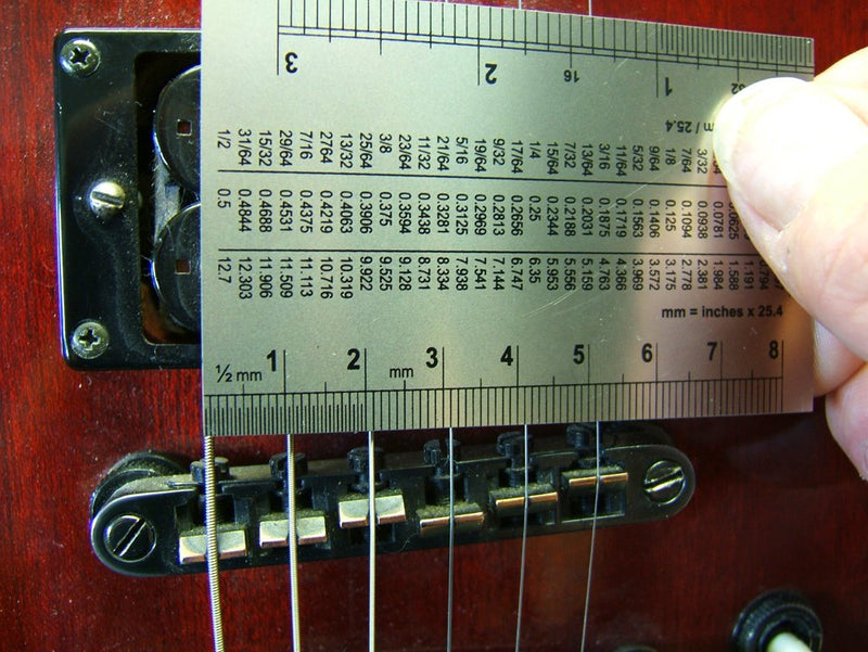 Guitar Set Up Tool Combo. 5mm + 4mm Ball End, Martin, Takamine Truss Rod Wrenches and String Action Gauge