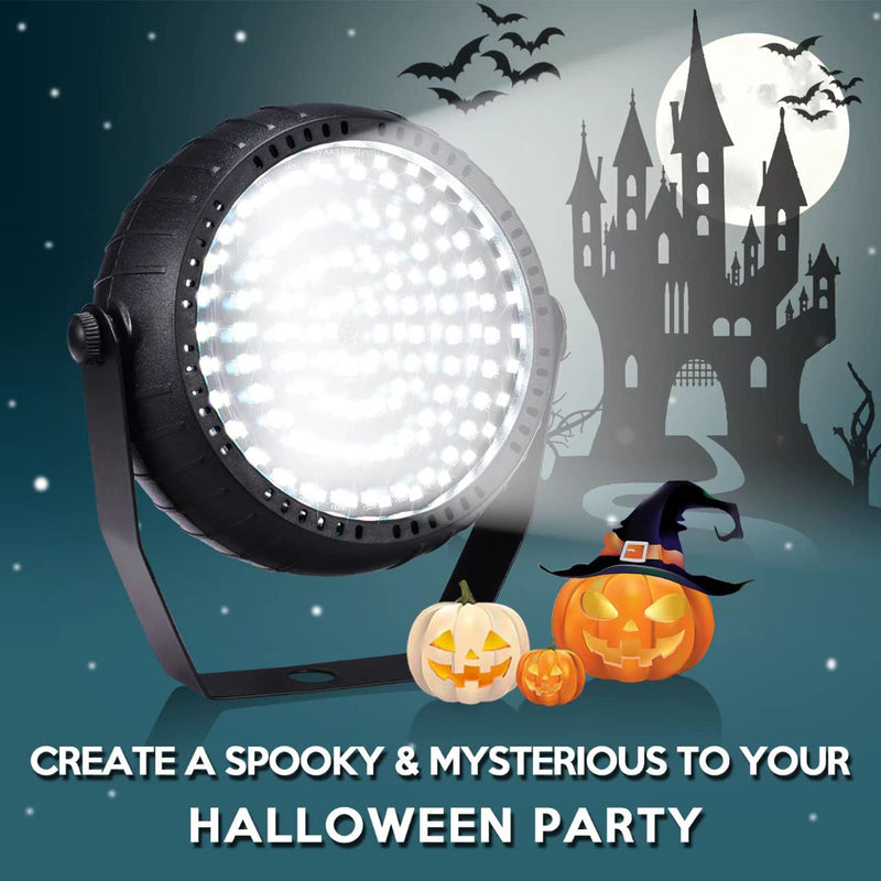 White Strobe Lights Halloween Super Bright 78 LEDs Strobe Light for Parties Sound Activated Mini DJ Strobe Light with Remote Control, Best for Room Stage Party Dance Wedding