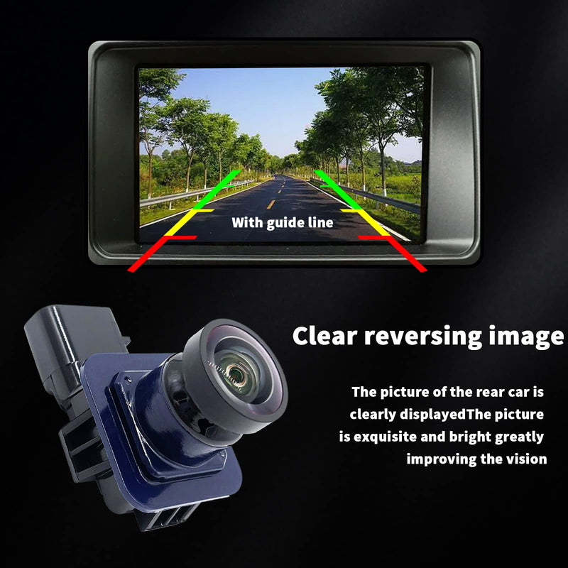 EJ5Z-19G490-A Rear View Back Up Camera Compatible with Ford Escape 2014 2015 2016 Reverse Backup Camera Replaces GJ5T-19G490-AB