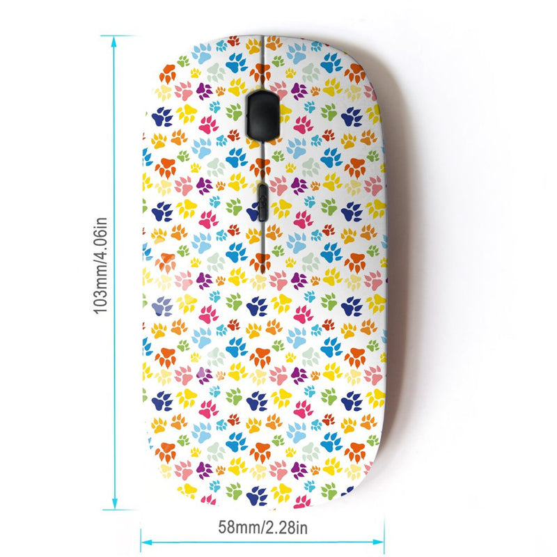 KOOLmouse [ Optical 2.4G Wireless Computer Mouse ] [ Cute Dog Paw Print ]