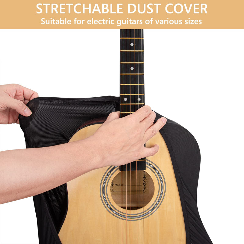 Premium Guitar Cover for Acoustic and Bass Guitars- Tailored Protection compatible with Fender Gibson Martin Taylor Donner Acoustic Bass Guitars(AG-L) AG-L