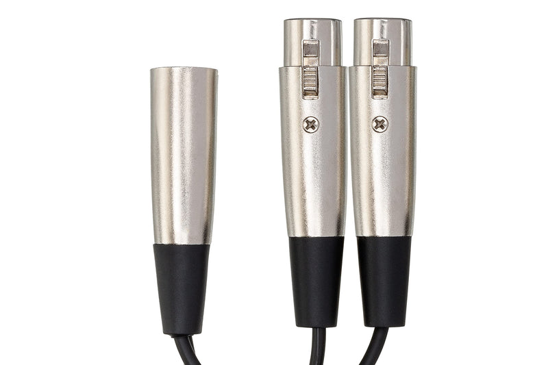 [AUSTRALIA] - Hosa YXF-101.5 Y Cable, Dual XLR3F to XLR3M, 18 Inches 