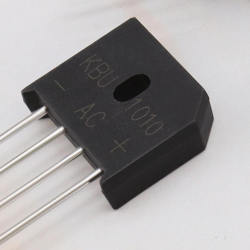 [AUSTRALIA] - VGOL KBU1010 Bridge Rectifier Bridge Lead Diode 1000V 10A Single Phase Diode Bridge Rectifier for Electronic Circuits Household Appliances Pack of 10 