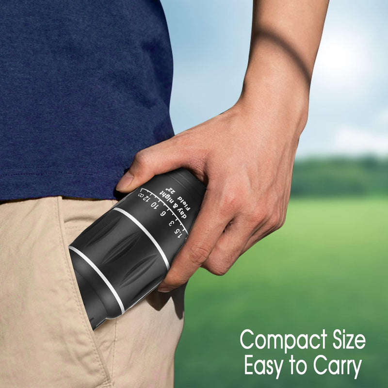 [AUSTRALIA] - 16X52 Mini Monocular Telescope High Powered for Adults, Birthday Gifts for Men Dad Him Husband Teen Boys, BAK4 & FMC Prism Scope for Birdwatching Outdoors Hunting, Cool Gadgets for Men 16×52 