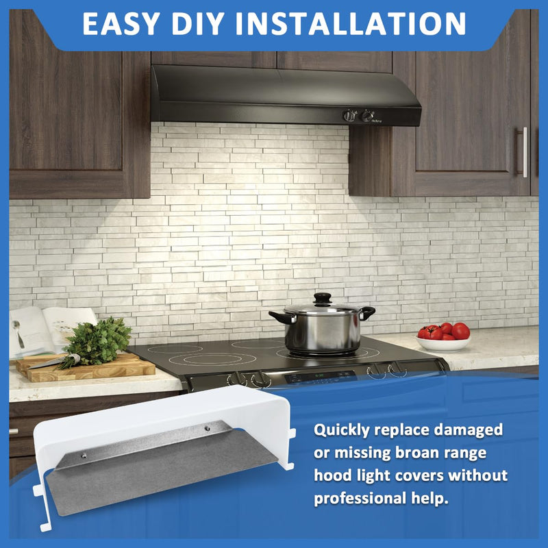 [AUSTRALIA] - SNTK7504000 Range Vent Hood Light Lens Replacement for Bro-an qt20000 & Ken-more Range Hood, Replaces SNTK7504000 K7613000 K7613-000 NTK7504000 K7504000 AP3378324 949658 