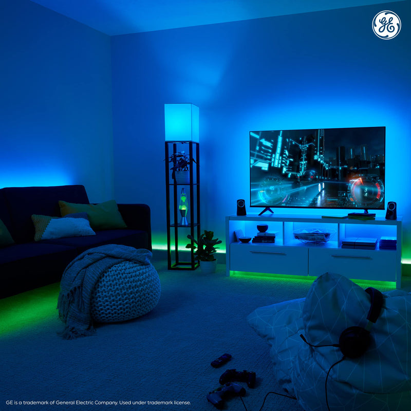 [AUSTRALIA] - GE LED Tape Light, Indoor Plug-in Strip Light, Color Changing, 10ft 10 ft 1 pack 