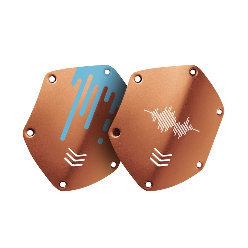 V-Moda M-200 Shield Kit - Rust Orange
