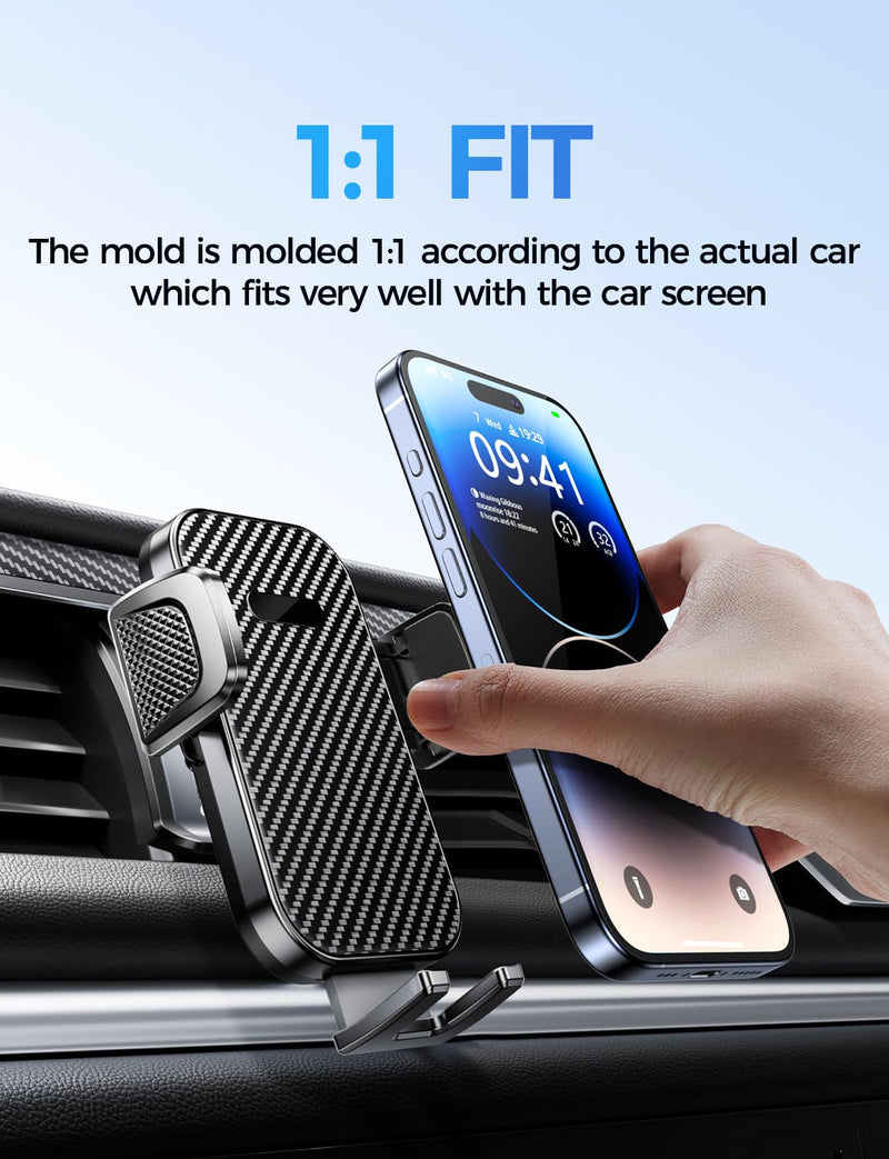 Car Phone Holder for Toyota Tacoma 2016-2022 Accessories,Ultra-Stable Clip with Anti-Shake,360° Rotation Smart Phone Mount
